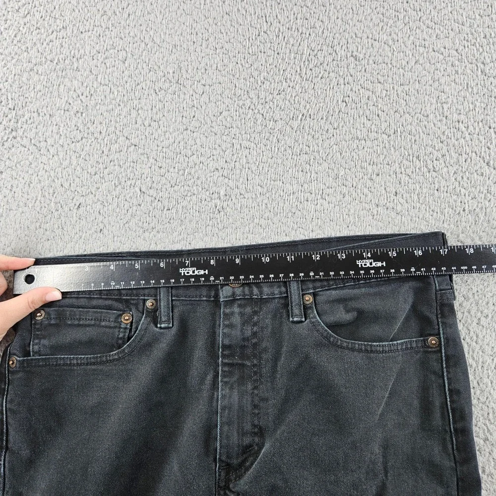 Levis‎ 510 Skinny Jeans Mens 34x32 Black Stretch Denim Western Work Pants
